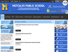 Tablet Screenshot of metcalfeps.ocdsb.ca