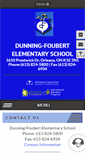 Mobile Screenshot of dunningfoubertes.ocdsb.ca