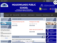 Tablet Screenshot of meadowlandsps.ocdsb.ca