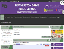 Tablet Screenshot of featherstondrps.ocdsb.ca