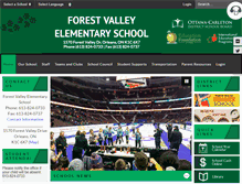 Tablet Screenshot of forestvalleyes.ocdsb.ca