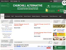 Tablet Screenshot of churchillalternative.ocdsb.ca