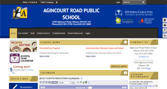 Desktop Screenshot of agincourtps.ocdsb.ca
