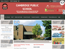 Tablet Screenshot of cambridgeps.ocdsb.ca