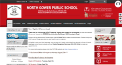 Desktop Screenshot of northgowerps.ocdsb.ca