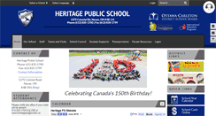 Desktop Screenshot of heritageps.ocdsb.ca